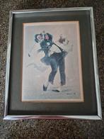 Clown Golfer Prent - Bernard D'Eschambeault, Antiek en Kunst, Ophalen of Verzenden