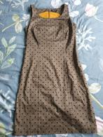 Feestelijk dots Zilch Amsterdan jurk maat L, Bruin, Maat 42/44 (L), Ophalen of Verzenden, Knielengte