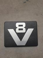 Nieuw origineel V8 Bordje Scania, Ophalen of Verzenden, Nieuw, Scania, Carrosserie en Plaatwerk