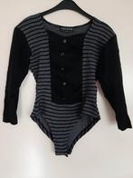 Vintage Plein Futur Body - Zwart Grijs - Maat M, Plein Futur, Ophalen of Verzenden, Gedragen