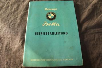 BMW Isetta 1956 motocoupé betriebsanleitung instructie boek beschikbaar voor biedingen