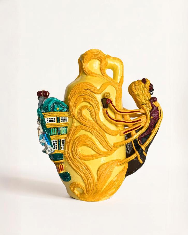 The Sides of the VOC Vaas, Huis en Inrichting, Woonaccessoires | Vazen, Nieuw, Overige kleuren, Minder dan 50 cm, Overige materialen