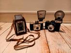Setje oude camera's Vintage Retro, Ophalen of Verzenden, Gebruikt, Compact, Kodak
