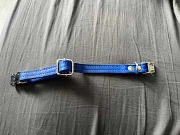 halsband met kliksluiting , soepel leer 20-30 cm  beschikbaar voor biedingen