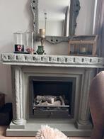 Openhaard met Spiegel, Huis en Inrichting, Ophalen of Verzenden, Gebruikt, Inbouwhaard, Houthaard