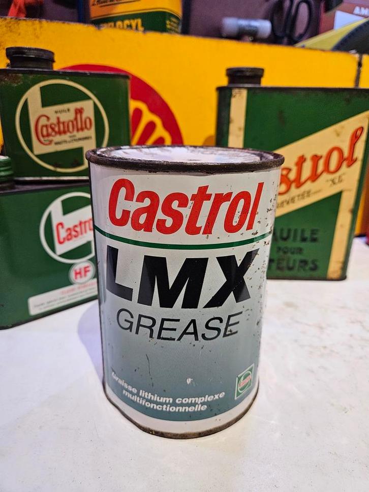 Castrol Olieblik Vetblik LMX Vintage grease, Verzamelen, Blikken, Gebruikt, Overige, Ophalen of Verzenden