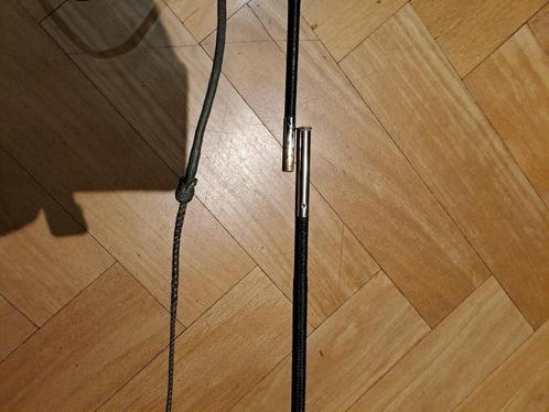 2x  longeerzweep deelbaar zwart, Dieren en Toebehoren, Paarden en Pony's | Hoofdstellen en Tuigage, Gebruikt, Dressuur, Ophalen