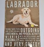 LABRADOR metalen wandbord 40x30cm, Ophalen of Verzenden, Nieuw