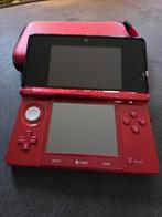 Nintendo 3DS met Spelletjes, Ophalen of Verzenden, 3DS, Rood, Gebruikt