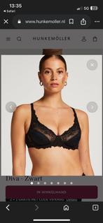 Niet-voorgevormde beugel bh Diva - Zwart 85E, Hunkemöller, Ophalen of Verzenden, Zwart, BH
