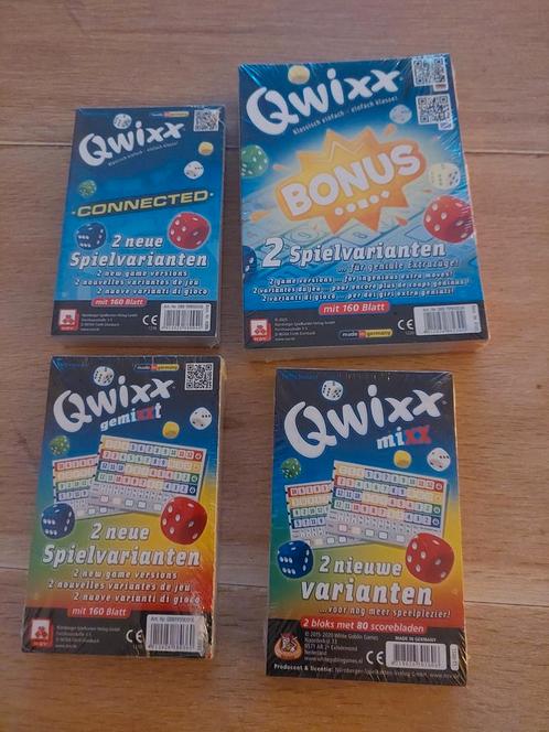 Qwixx Set - 4 Verschillende Variant Nieuw in Verpakking, Hobby en Vrije tijd, Gezelschapsspellen | Bordspellen, Nieuw, Een of twee spelers