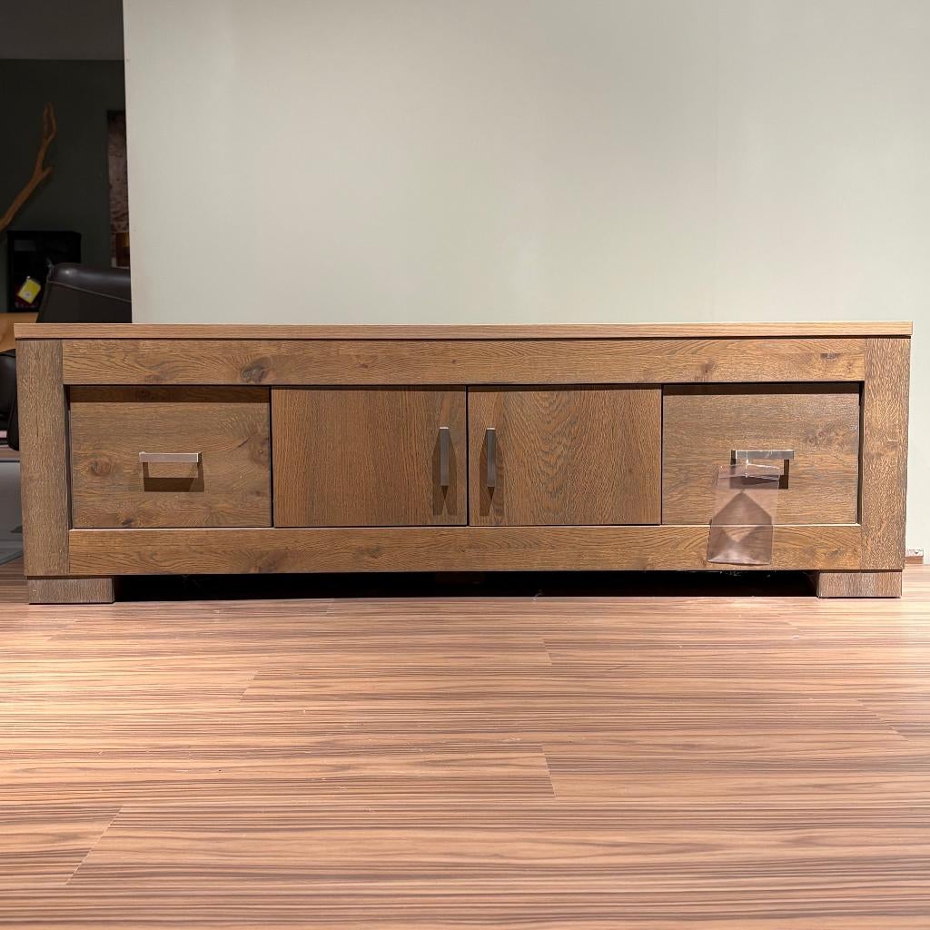 Tv dressoir Oak Oosterbaan Living, 150 tot 200 cm, Eikenhout, Nieuw, Ophalen of Verzenden