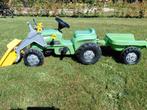 Rolly Toys Traptrekker met Voorlader & Aanhanger, Ophalen, Gebruikt, Jongen of Meisje