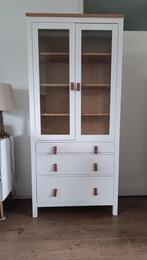 Hemnes vitrinekast boekenkast, Ophalen, Gebruikt, 50 tot 100 cm, 150 tot 200 cm