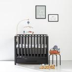 Mooie Baby Casper Box Met Lade Zwart incl matras en kleed, Kinderen en Baby's, Boxen, Ophalen, Gebruikt, Vierkant, In hoogte verstelbaar