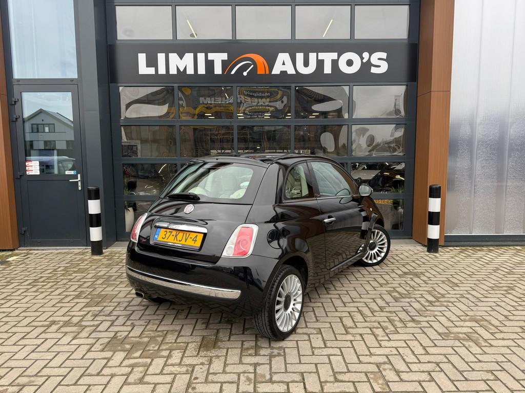 Fiat 500 1.2 Lounge Aut/Pano/Airco/El.ramen/Lmv/Nap/Apk, Auto's, Fiat, Euro 5, Stof, Gebruikt, 1242 cc
