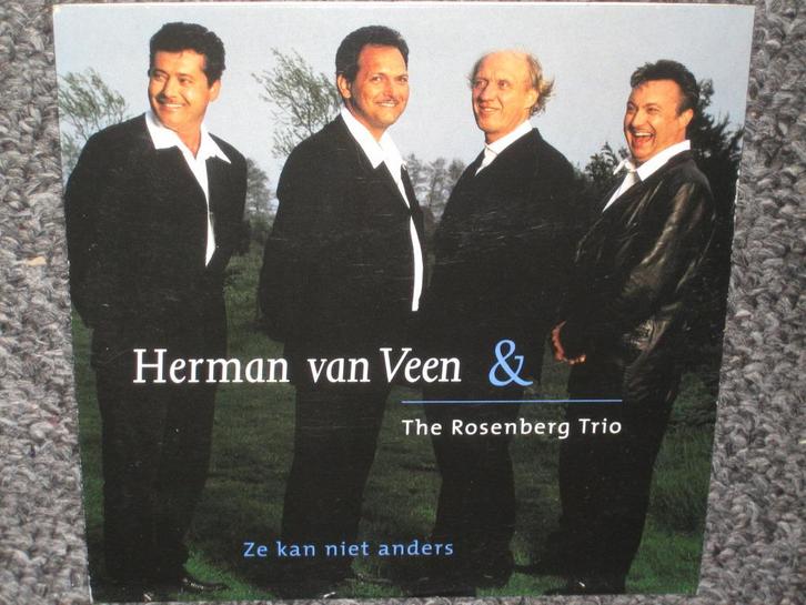 Herman van Veen & Rosenberg Trio SET APARTE CD's, Cd's en Dvd's, Cd Singles, Nieuw in verpakking, Nederlandstalig, Verzenden