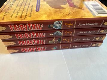Fairy Tail Manga Volumes 1-4 beschikbaar voor biedingen