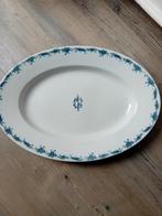 Grote brocante/antieke serveerschaal, Antiek en Kunst, Ophalen
