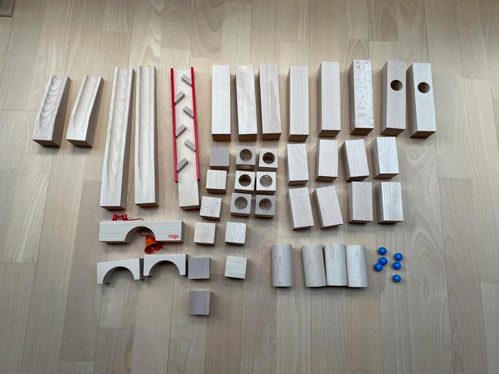Haba houten knikkerbaan, Kinderen en Baby's, Speelgoed | Houten speelgoed, Zo goed als nieuw, Ophalen