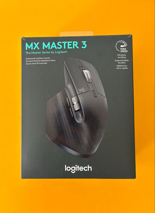 Logitech MX Master 3 - zgan in doos, Computers en Software, Muizen, Nieuw, Muis, Rechtshandig, Draadloos, Ergonomisch, Ophalen of Verzenden
