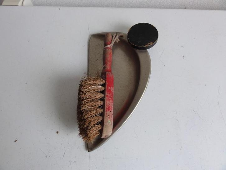 Antiek stoffer en blik, stoffertje en blik, klein, Antiek en Kunst, Curiosa en Brocante, Ophalen of Verzenden