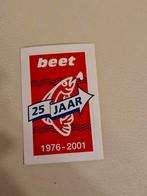 2524 Beet 25 Jaar Sticker hengelsport, Ophalen of Verzenden, Gebruikt