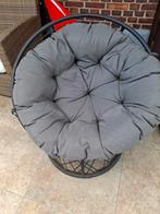 Papasan Stoel met Kussen, Huis en Inrichting, Ophalen, Gebruikt, 75 tot 100 cm, Riet of Rotan