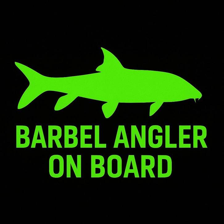 Car sticker barbeel, Watersport en Boten, Hengelsport | Witvissen, Nieuw, Overige typen, Ophalen of Verzenden