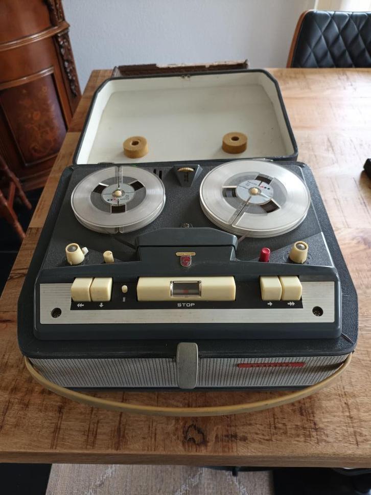 Philips - EL 3541 - Vintage bandrecorder 1960, Antiek en Kunst, Antiek | Tv's en Audio, Ophalen of Verzenden