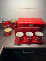 Leuke oude emaille keuken set, Antiek en Kunst, Antiek | Emaille, Ophalen