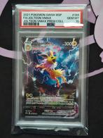 Pokemon Jolteon Vmax SWSH 184 PSA 10 GEM MT, Ophalen of Verzenden, Zo goed als nieuw, Losse kaart, Foil