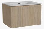X2o Storke Ribs 75 x 52 wastafelmeubel met Diva wastafel, Huis en Inrichting, Ophalen, Nieuw, 50 tot 100 cm, Minder dan 100 cm