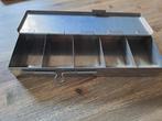 Geldlade bus, rvs, vintage., Ophalen of Verzenden