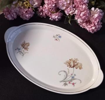 Mooi brocant serveerschaaltje, papegaai tulp, Bavaria  beschikbaar voor biedingen