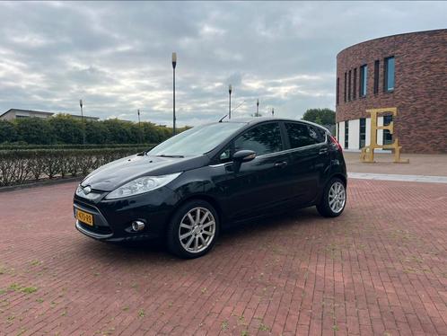 Ford Fiësta 1.25 Titanium 81PK 5DR 2009 Zwart met nieuwe APK, Auto's, Ford, Particulier, Fiësta, ABS, Airbags, Airconditioning