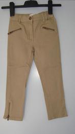 Mooie nieuwe kaki broek met ritsjes aan de pijpen maat 110, Broek, Meisje, Nieuw, John Baner