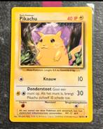 Pikachu #58 Pokémon Base Set - NEDERLANDS, Verzenden, Zo goed als nieuw, Losse kaart