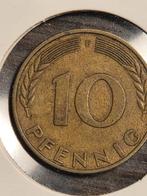 Duitse 10 Pfennig 1950, Ophalen of Verzenden, Duitsland, Losse munt
