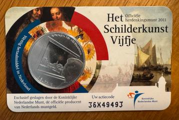 Officiële Herdenkingsmunt 2011 - Schilderkunst beschikbaar voor biedingen