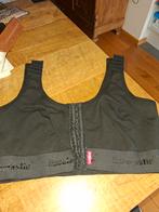 Lipoelastic XXL BH - PI Super Zacht Katoen, Lipoelastic, Ophalen of Verzenden, Zwart, BH