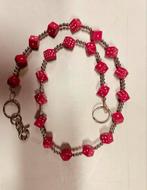 beursketting, rode dobbelsteen, portemonnee, hobby, biker,, Ophalen of Verzenden, Nieuw, Rood, Overige merken