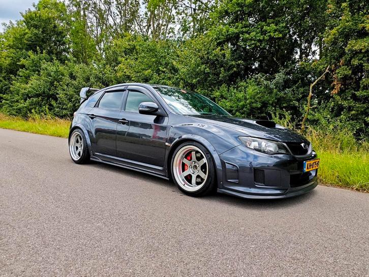 Subaru Impreza 2.5 WRX STI Hatchback AWD 2008 Grijs, Auto's, Subaru, Particulier, WRX STI, 4x4, ABS, Airconditioning, Alarm, Bluetooth
