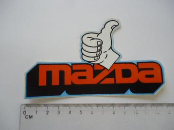 sticker oud MAZDA AUTO Japan oldtimer ok oke retro - 3 -- beschikbaar voor biedingen