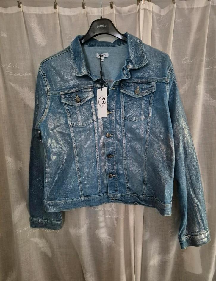Spijkerjasje van Zoso, Kleding | Dames, Jasjes, Kostuums en Pakken, Nieuw, Maat 46/48 (XL) of groter, Blauw, Ophalen of Verzenden