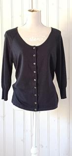 Leuk zwart vest van Les Amies        maat L, Verzenden, Zwart, Maat 42/44 (L), Zo goed als nieuw