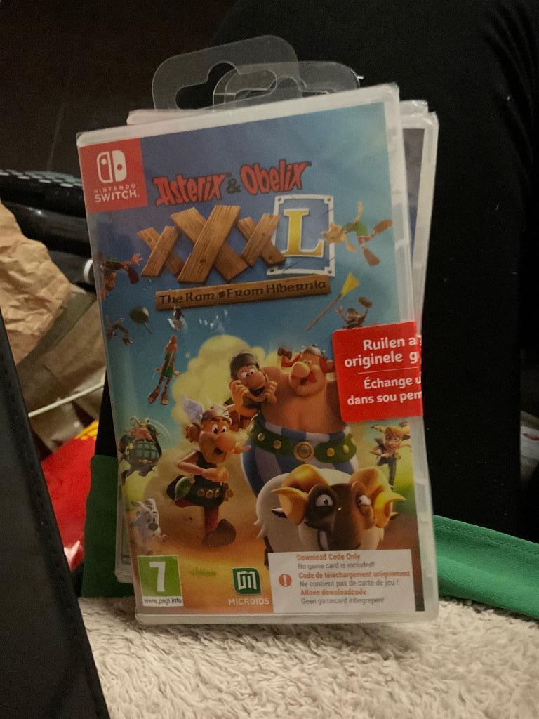 Nitendo switch spel Asterix en Obelix xxxl the ram from herb, Avontuur en Actie, Ophalen of Verzenden, Zo goed als nieuw, 3 spelers of meer