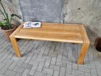 Vintage Asko Bonanza Salontafel Jaren 70 Eiken Koffietafel B, 50 tot 100 cm, 100 tot 150 cm, Gebruikt, Rechthoekig