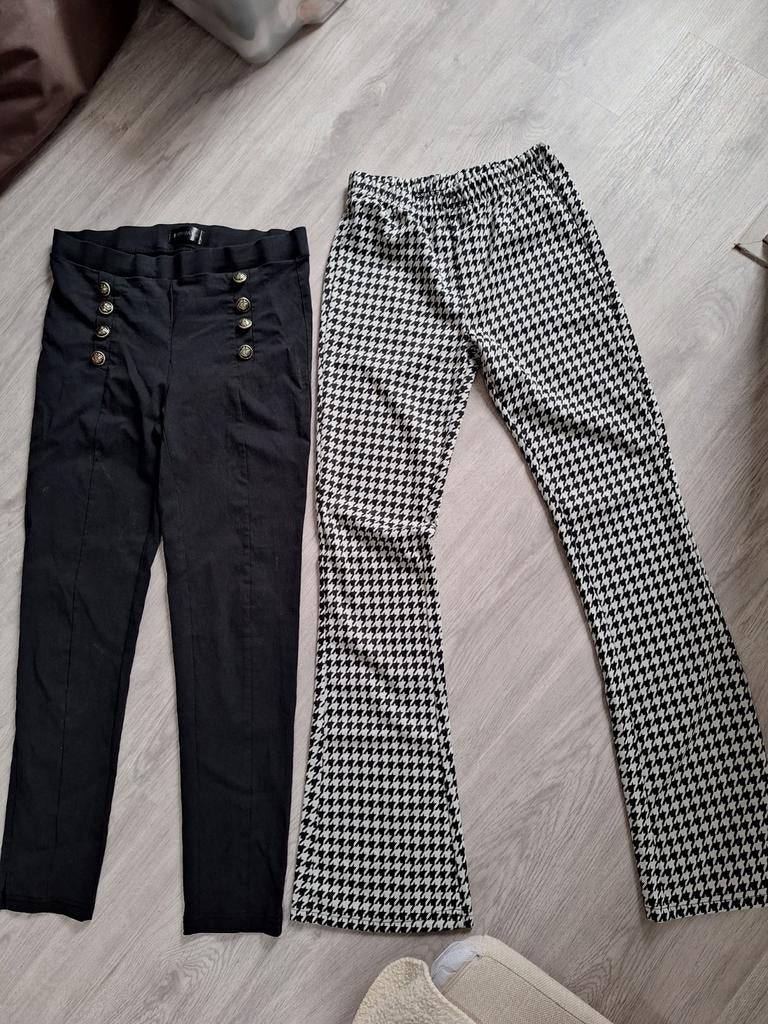 Dames broeken set, Maat 38/40 (M), Zwart, Ophalen of Verzenden, Lang