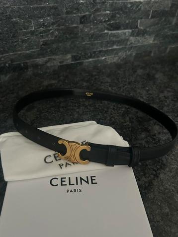 Celine triomphe belt riem genuine leather! beschikbaar voor biedingen